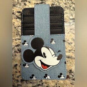 Disney Parks Blue Mickey Mouse Wallet